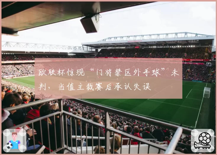 欧联杯惊现“门将禁区外手球”未判，当值主裁赛后承认失误