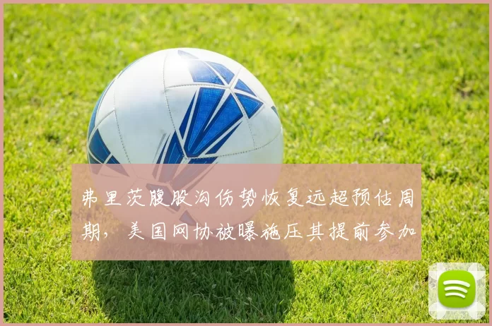 弗里茨腹股沟伤势恢复远超预估周期，美国网协被曝施压其提前参加戴维斯杯